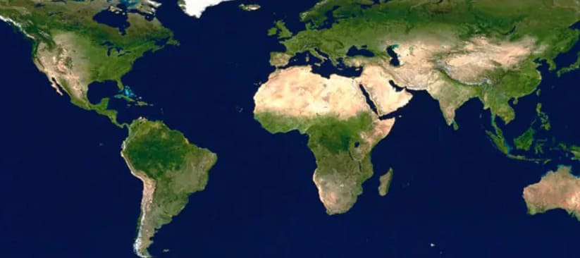 If you had to map out our world, which group represents the actual seven continents?