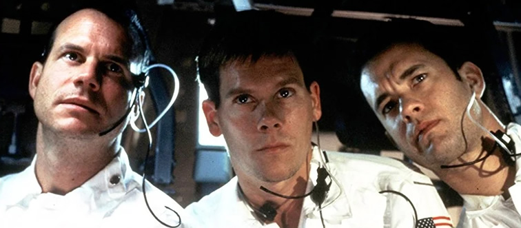 Picture a cold, quiet cabin in space — suddenly, a static-filled voice says: "Houston, we have a problem." Where are we?